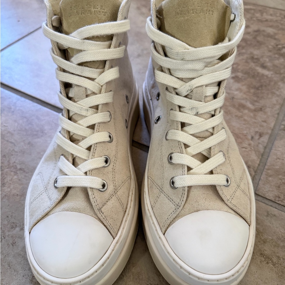 Isabel Marant Austen Lace-Up Sneakers